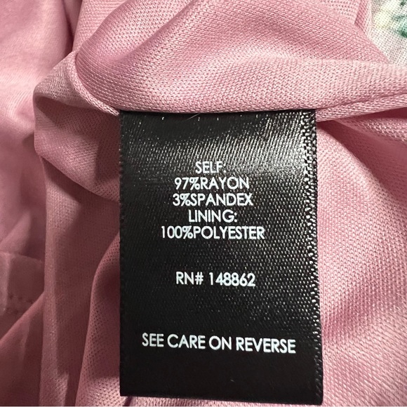 Torrid Lemon Midi Challis Button-Front Dress 2X Women’s Mauve GUC 12581651 - Picture 6 of 8